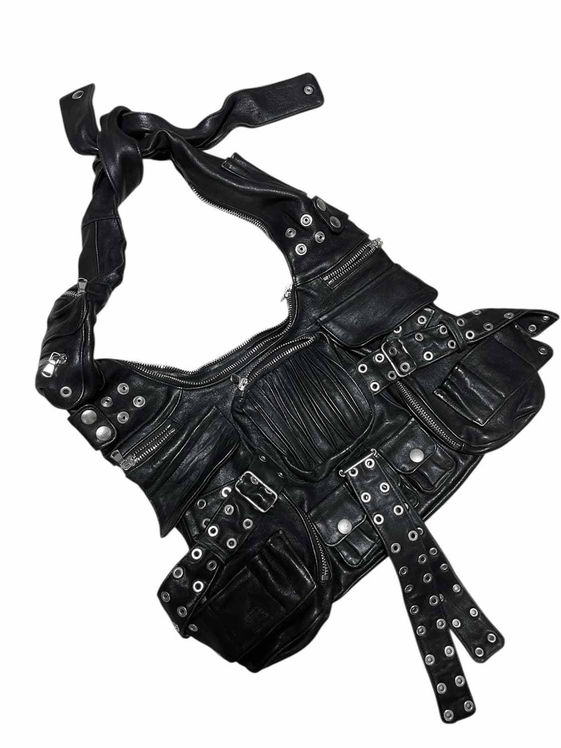 NoFaithStudio MULTIPOCKET BAG BLACK 001 상품이미지1