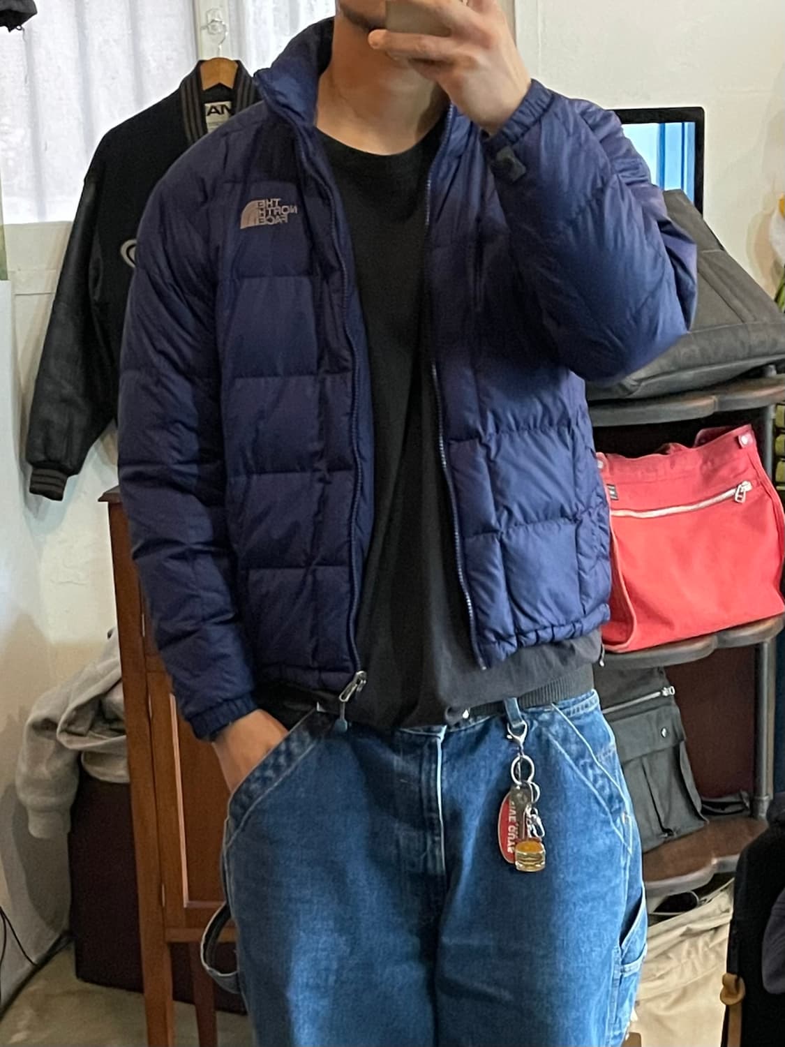 노스페이스 600 경량패딩 S 상품이미지2