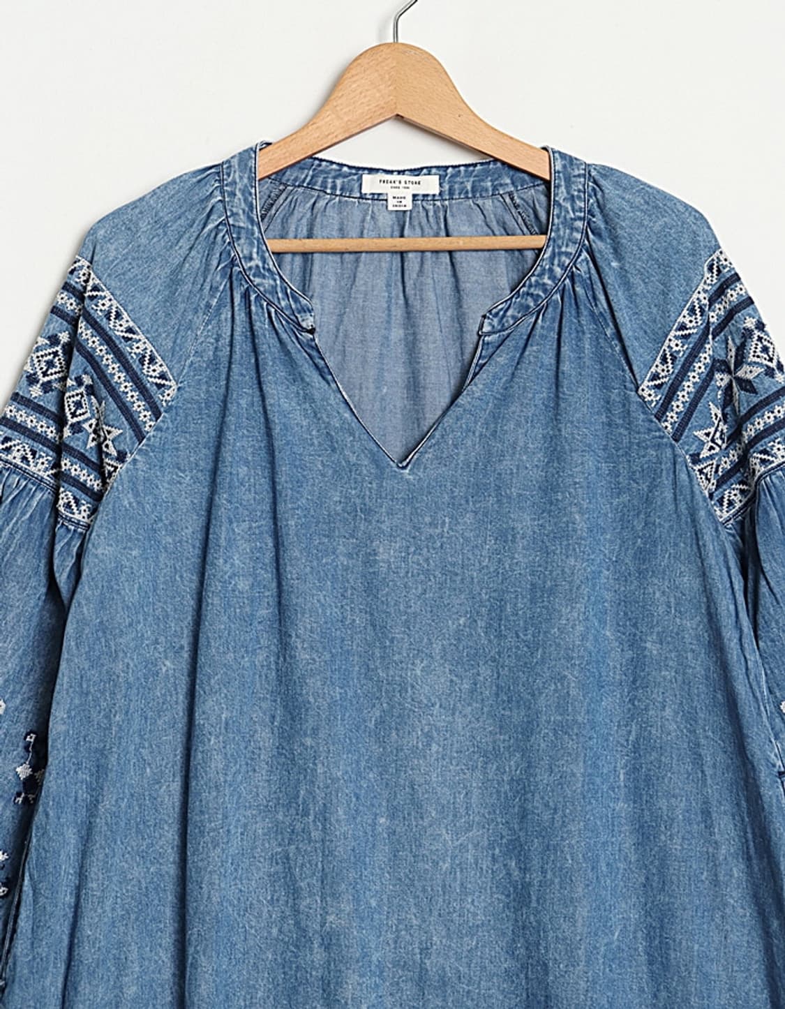 FREAK'S STORE Embro Denim One-Piece 상품이미지2