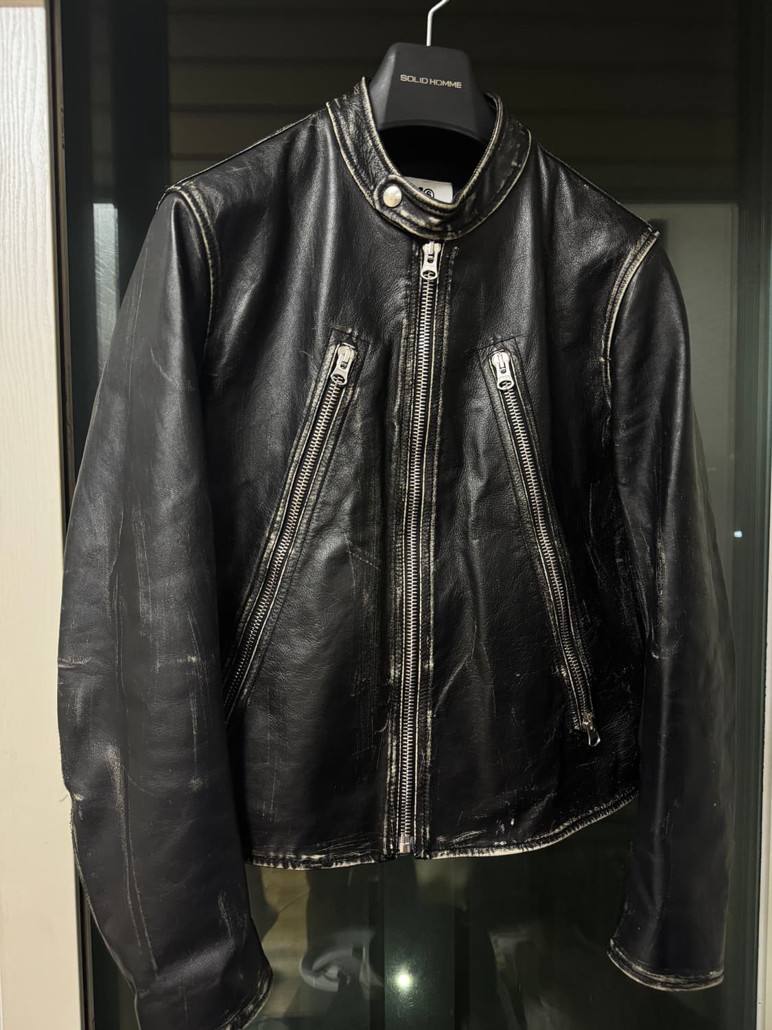 MM6 메종 마르지엘라 5zip 라이더 자켓 상품이미지1