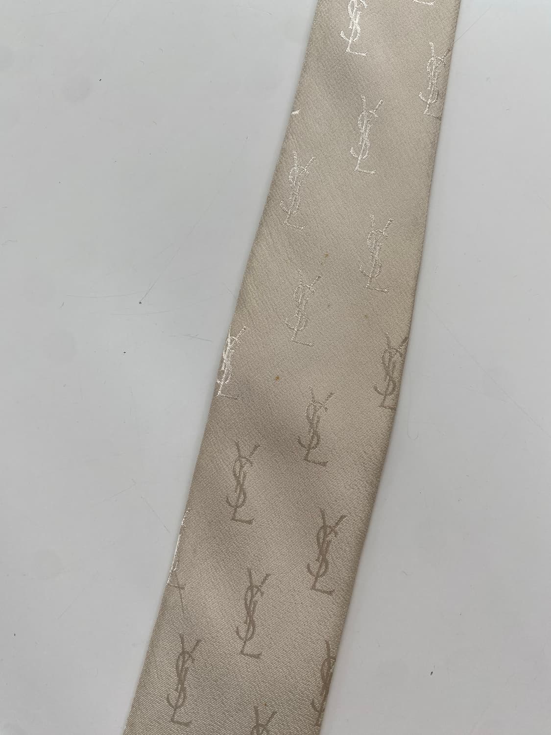 YSL 입생로랑 모노그램 명품 정품 넥타이 7.8cm 상품이미지9