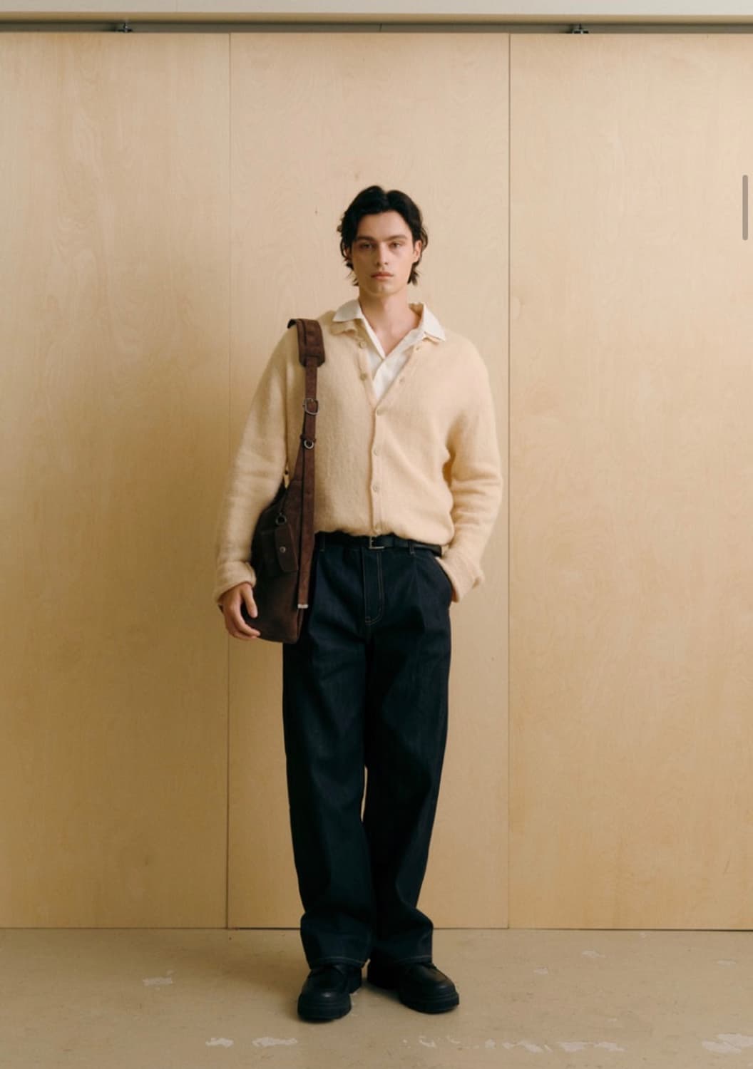 새상품,풀박스) 질스튜어트 이탈리아 천연 스웨이드 가죽 숄더백, 크로스백 상품이미지5