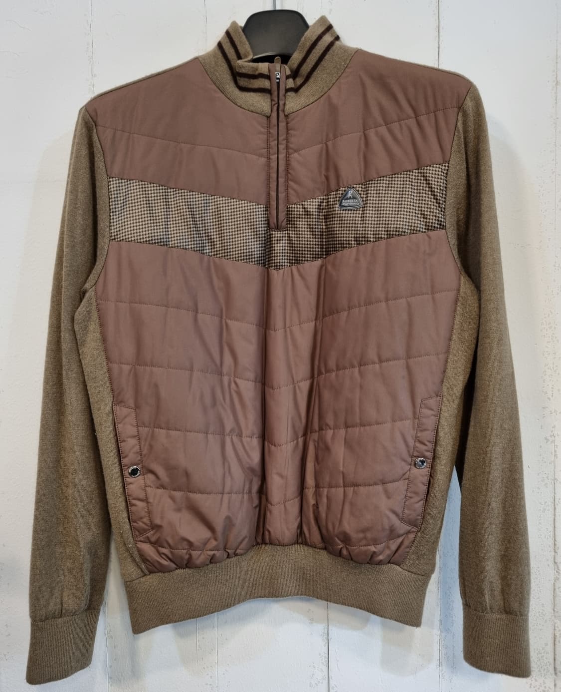 로베르타 방풍 반집업 니트 100 상품이미지1