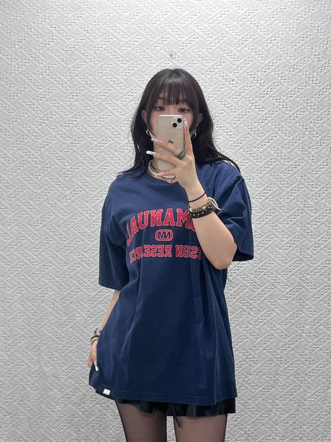 노메뉴얼 올드스쿨 레트로 빈티지 프린팅 반팔티 L C11394 상품이미지2