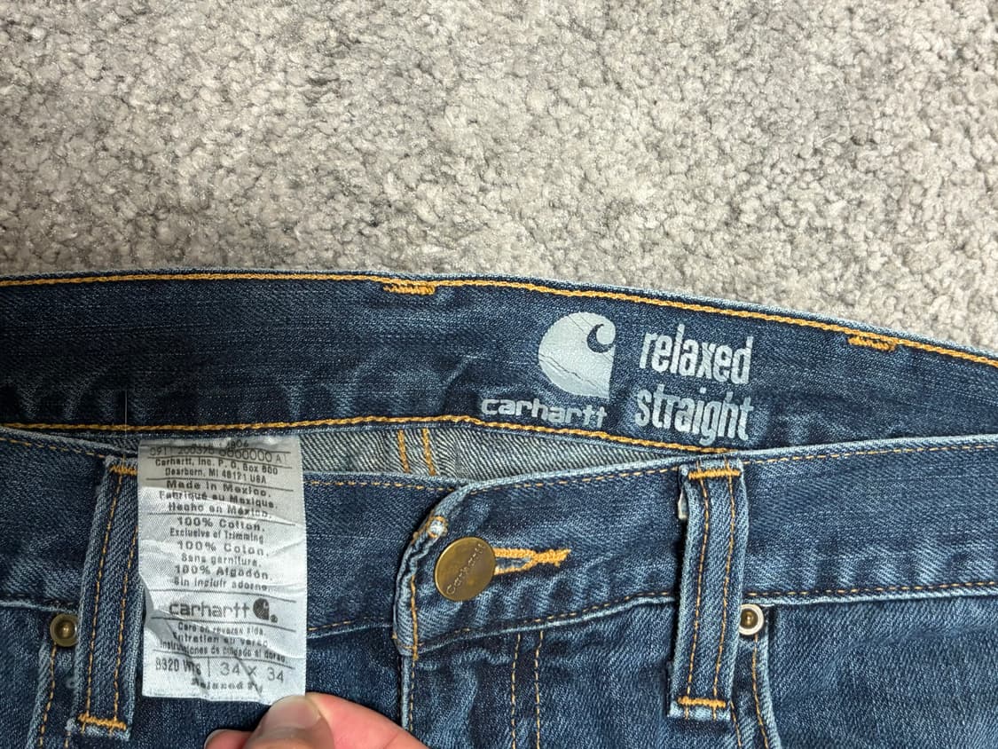 Carhartt 칼하트 빈티지 데님 34/34 사이즈 상품이미지7
