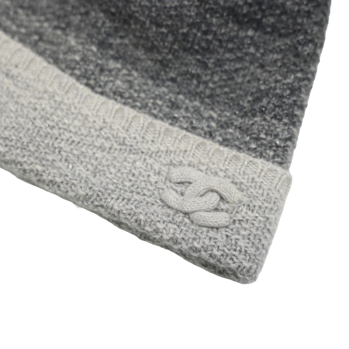 샤넬 투톤 CC로고 비니 캐시미어 그레이 상품이미지2