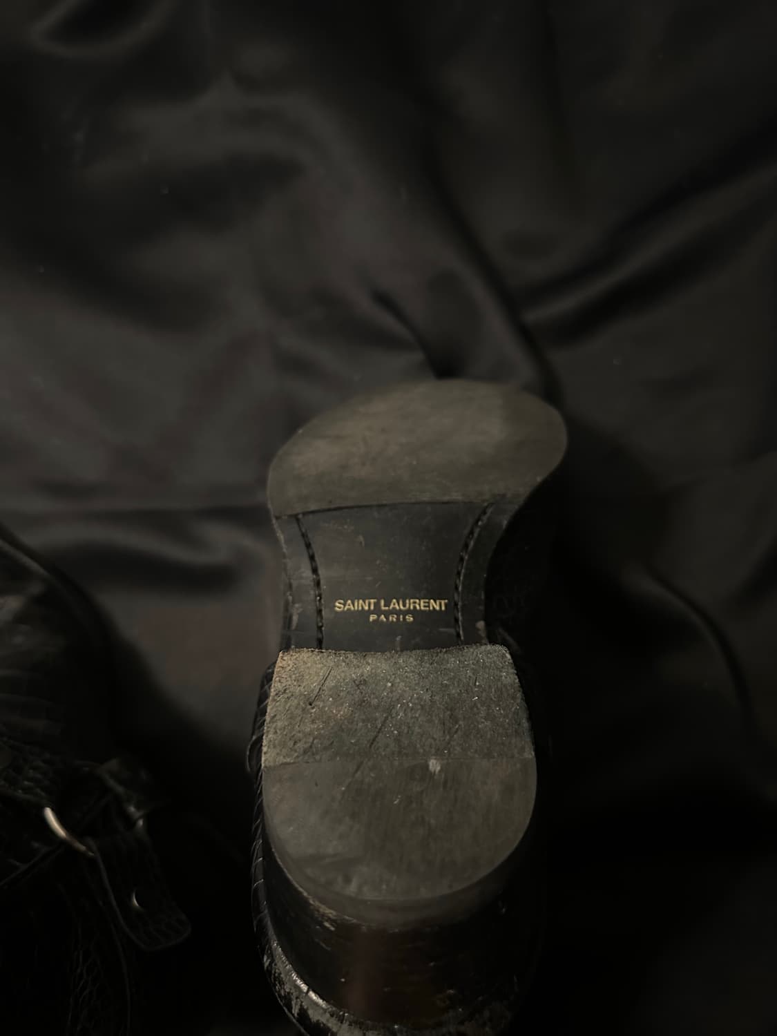 생로랑 크로커다일 모터사이클 하네스 부츠 상품이미지9