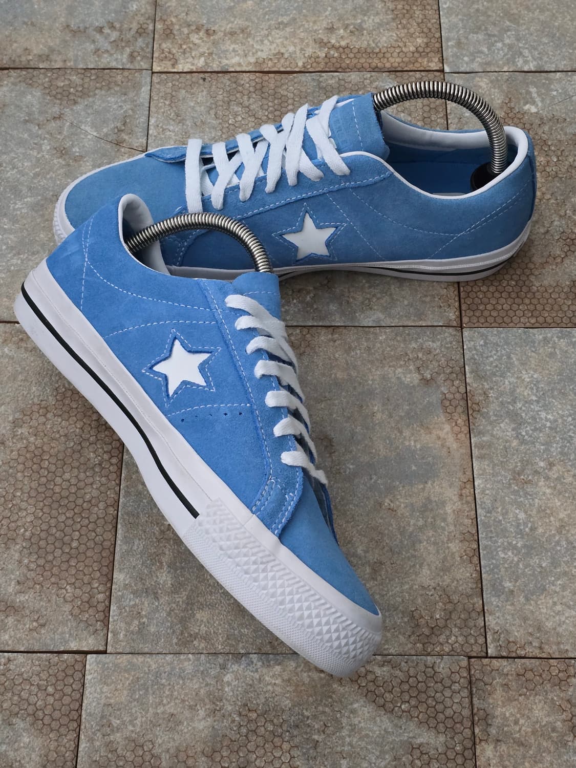 (270)원스타 프로 ox 스웨이드 라이트 블루 상품이미지4