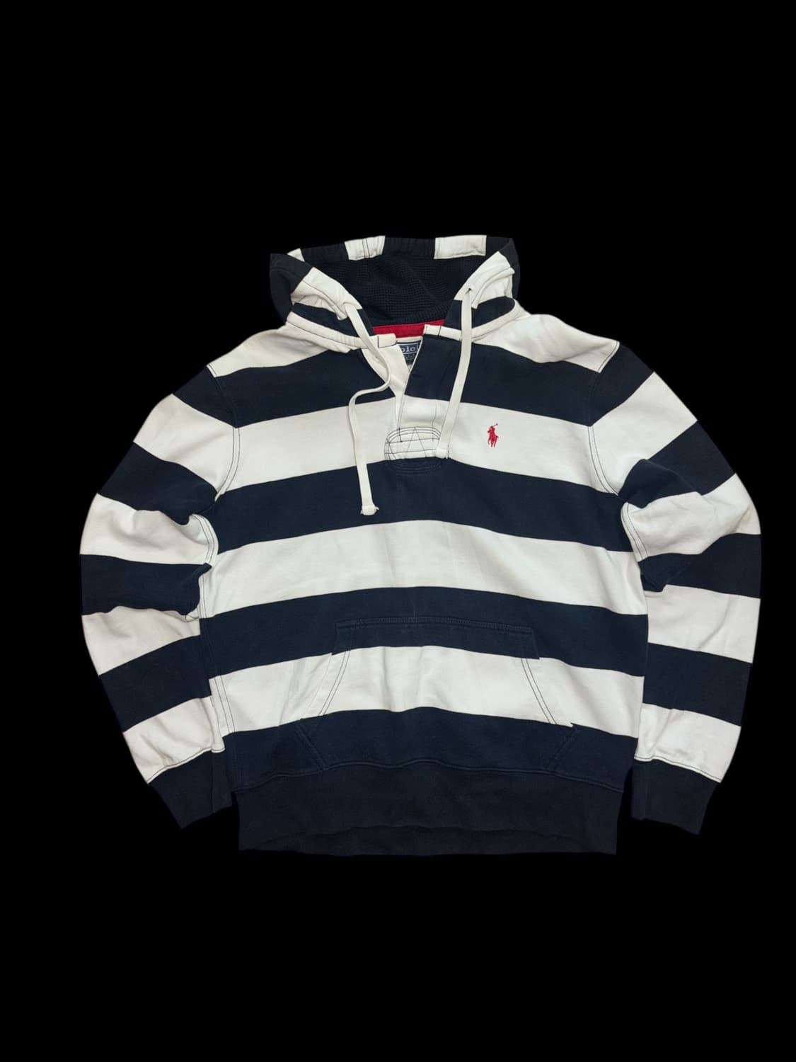 폴로 랄프로렌 스트라이프 럭비 후드티 상품이미지1