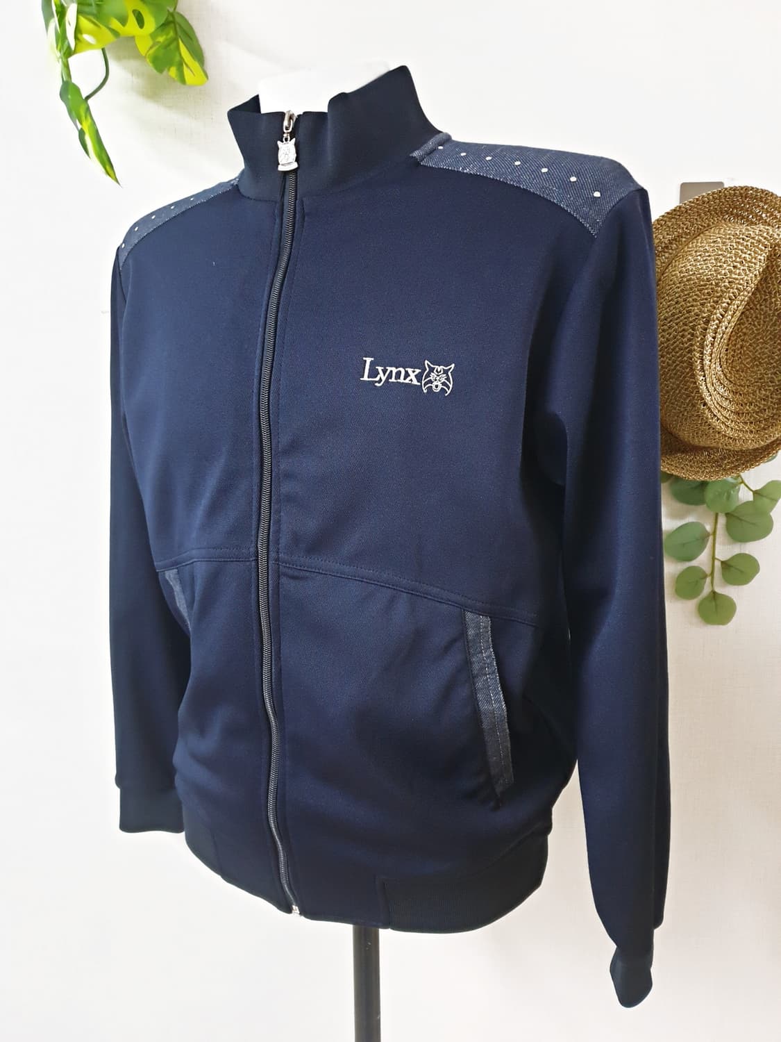 Lynx 남성골프 어깨찡 집업 95 네이비 상품이미지4