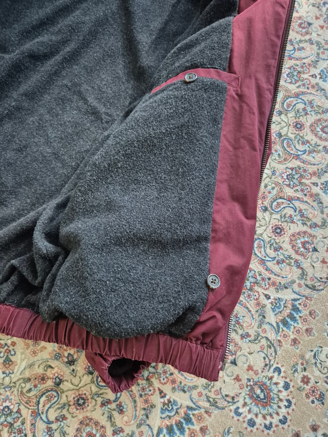 빈티지 POLO 버건디 스윙탑. 상품이미지4