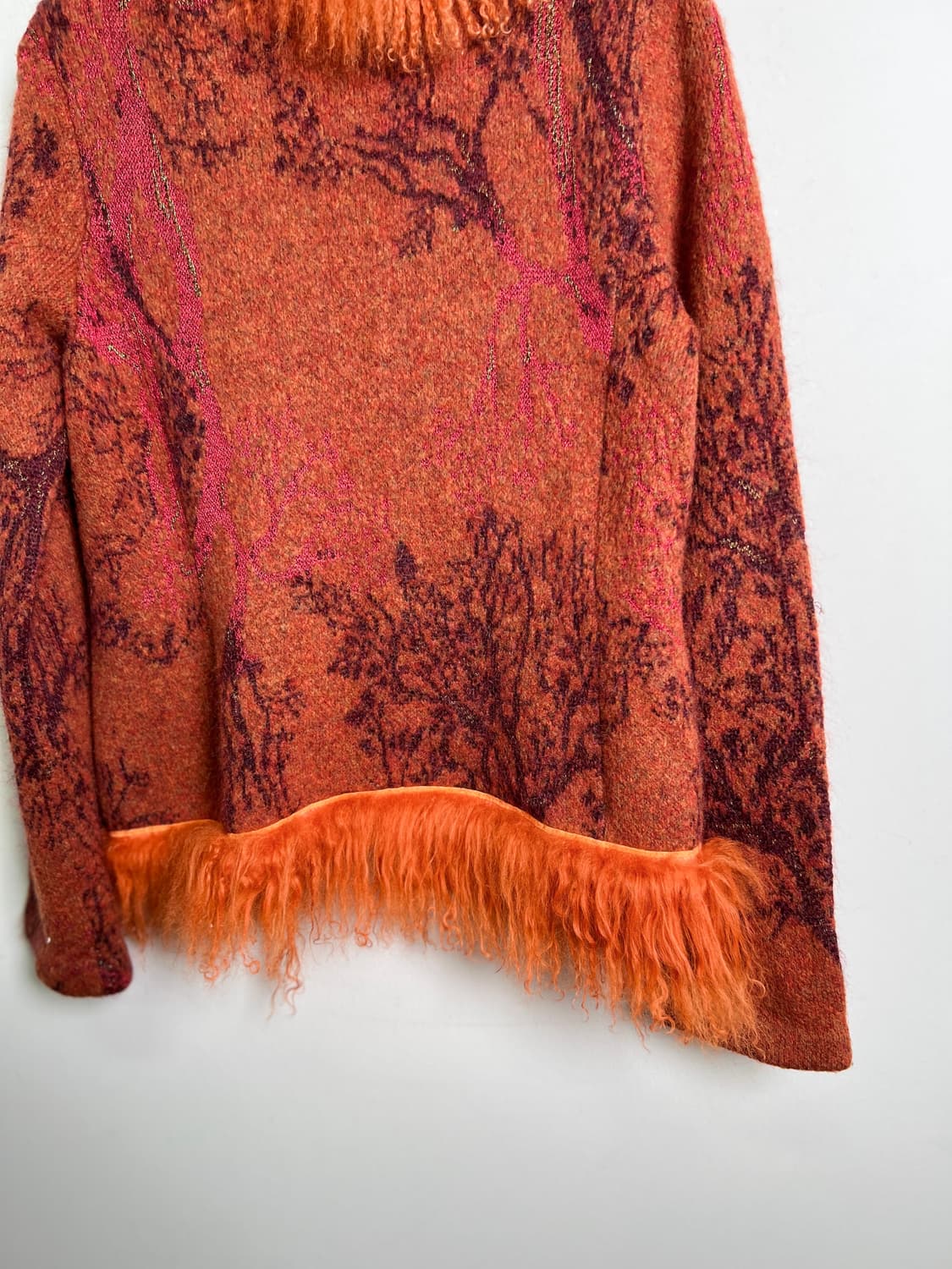 겐조 정글 오렌지 퍼 오픈 니트 가디건 상품이미지5