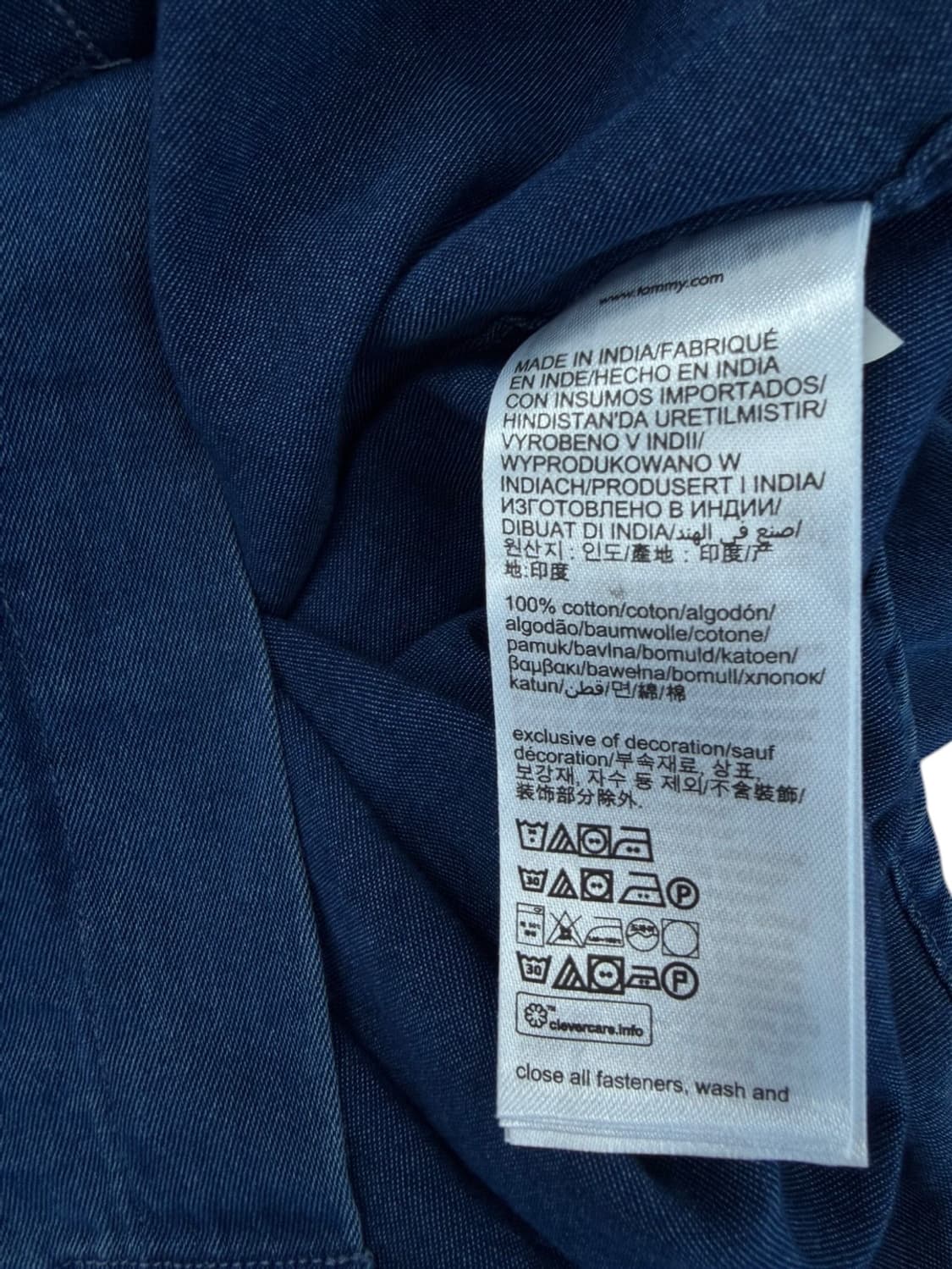 타미힐피거 샴브레이 셔츠 (M) 상품이미지7