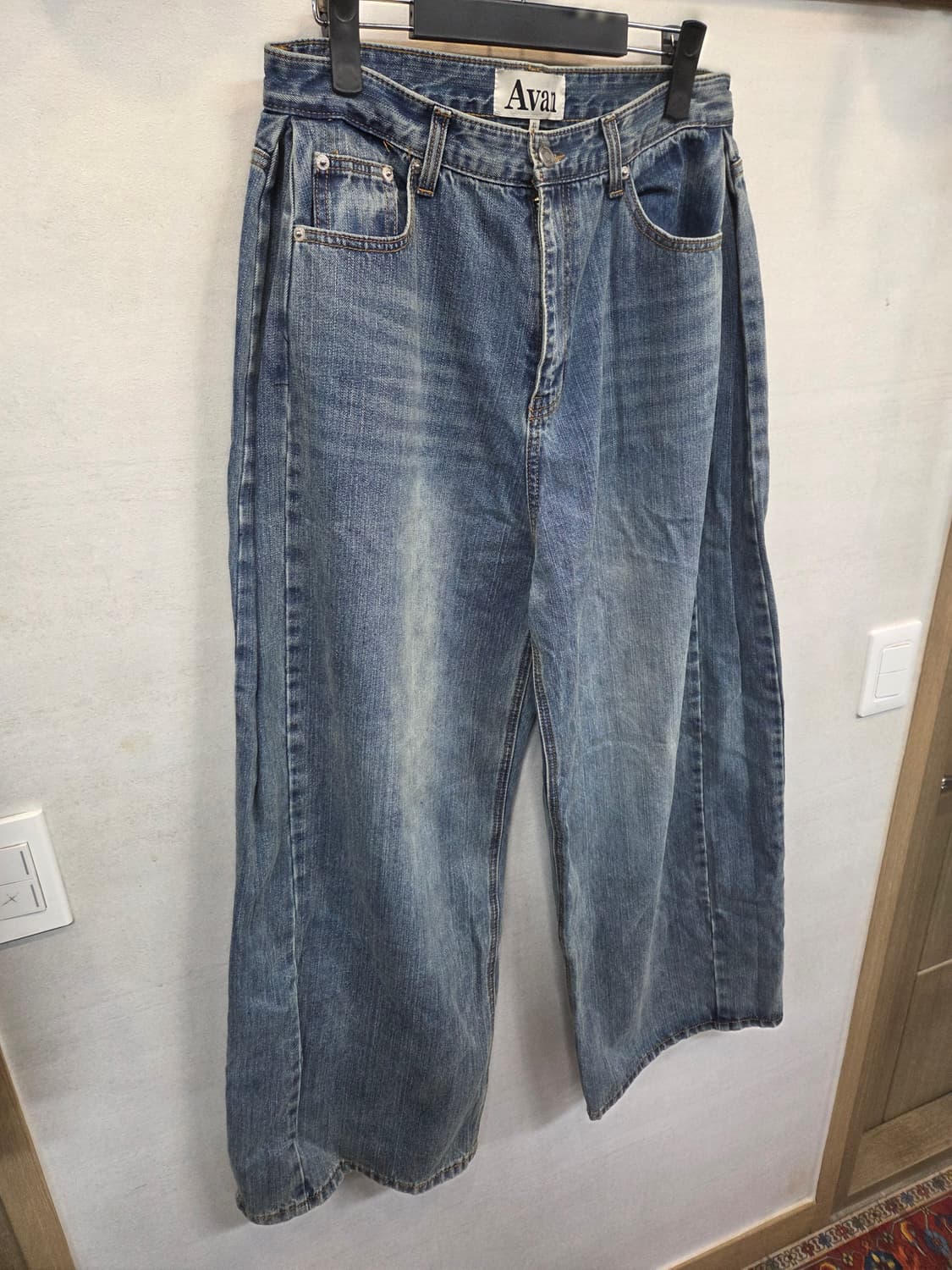 어반드레스 여성 슈퍼 와이드 벌룬핏 데님팬츠 xl 상품이미지4