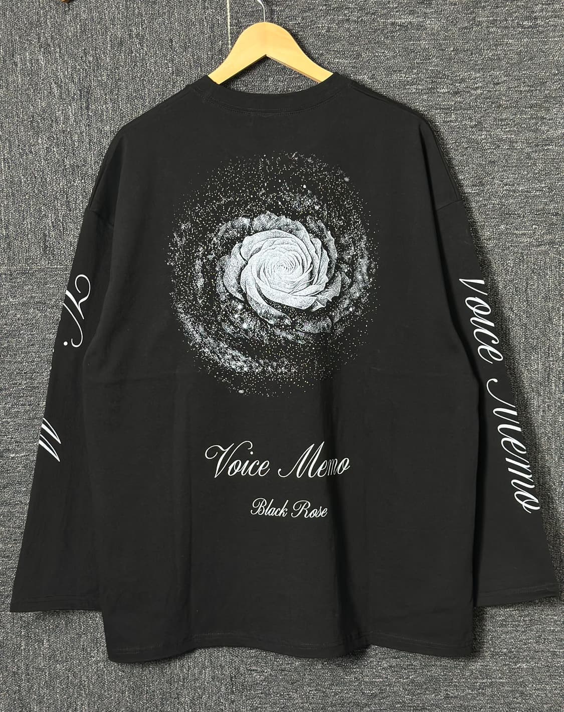 X:ORDINARY Voice Memo 블랙 긴팔 티셔츠 52 상품이미지1