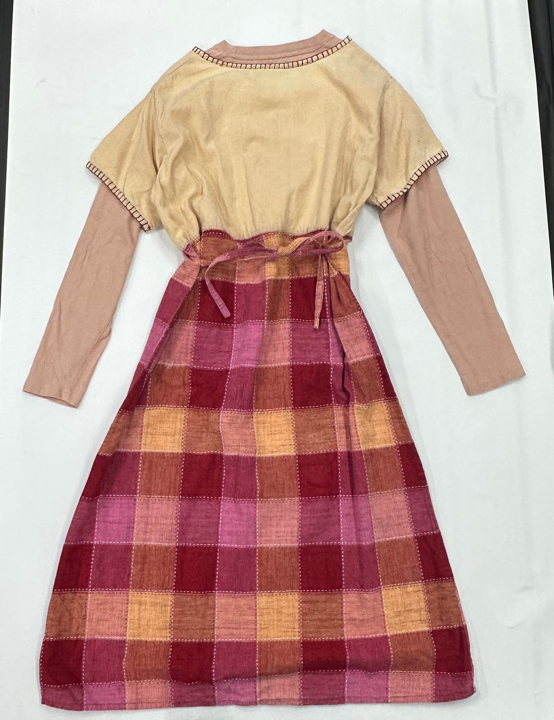 🍓하구미의 그런지 체크 원피스 코디세트 🍓 레이어드 히피 에스닉  상품이미지4