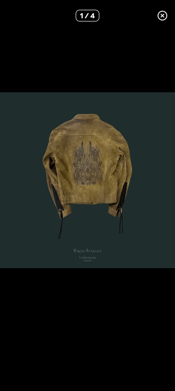 언더마이카 대성당 스웨이드 자켓 판매합니다 상품이미지1