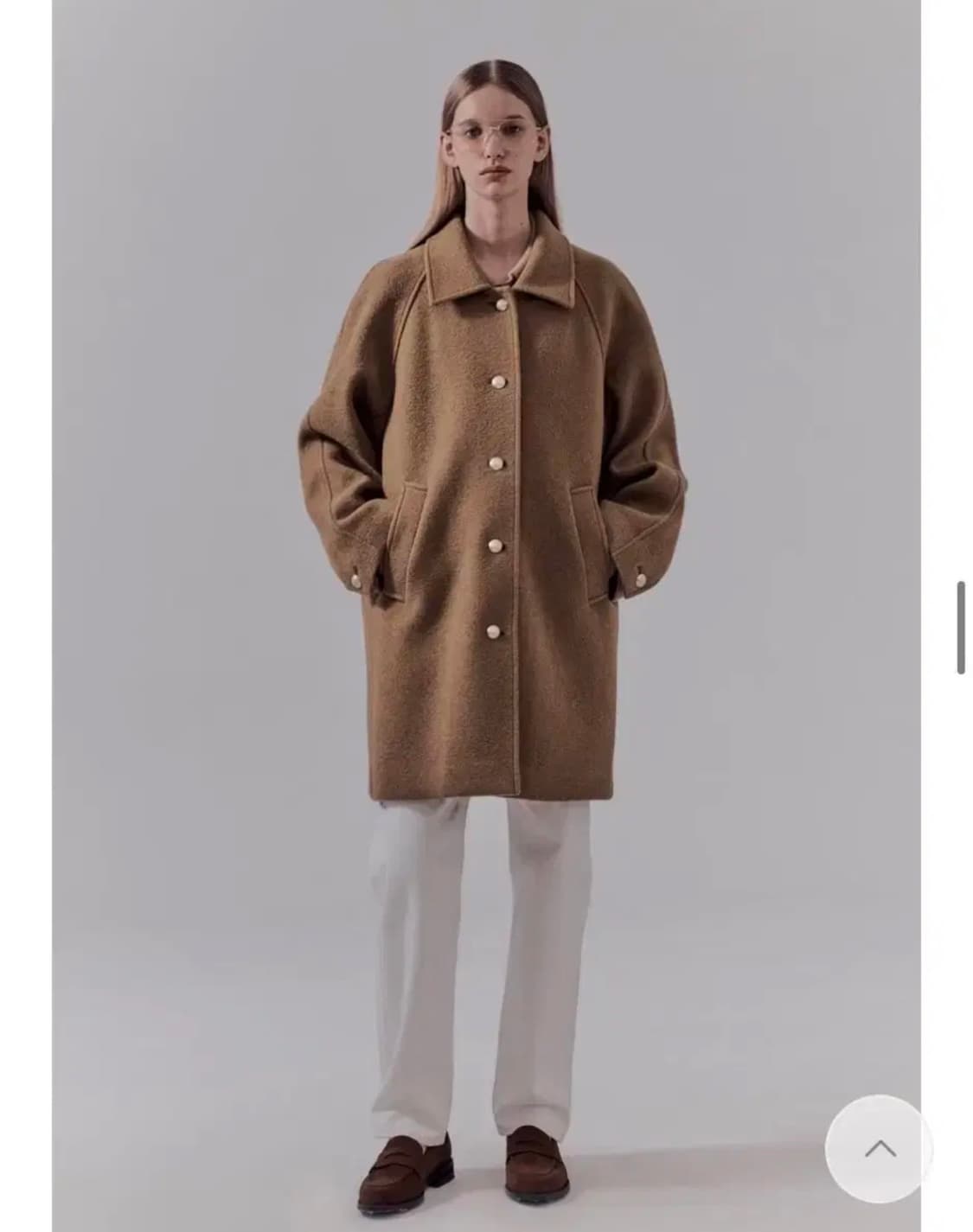 던스트 부클 하프코트 카멜 m 상품이미지1