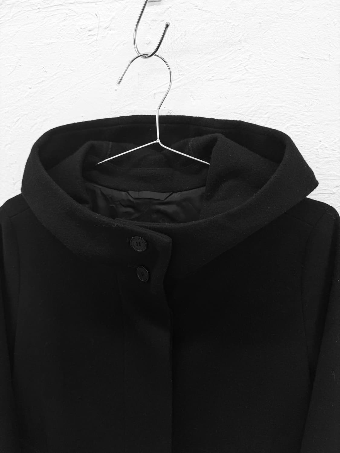 mackintosh 히든버튼 울 후드 코트 상품이미지2