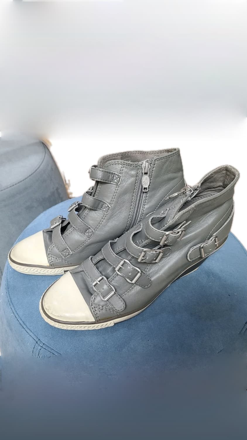 아쉬 그레이 웨지힐 스니커즈 39 상품이미지1