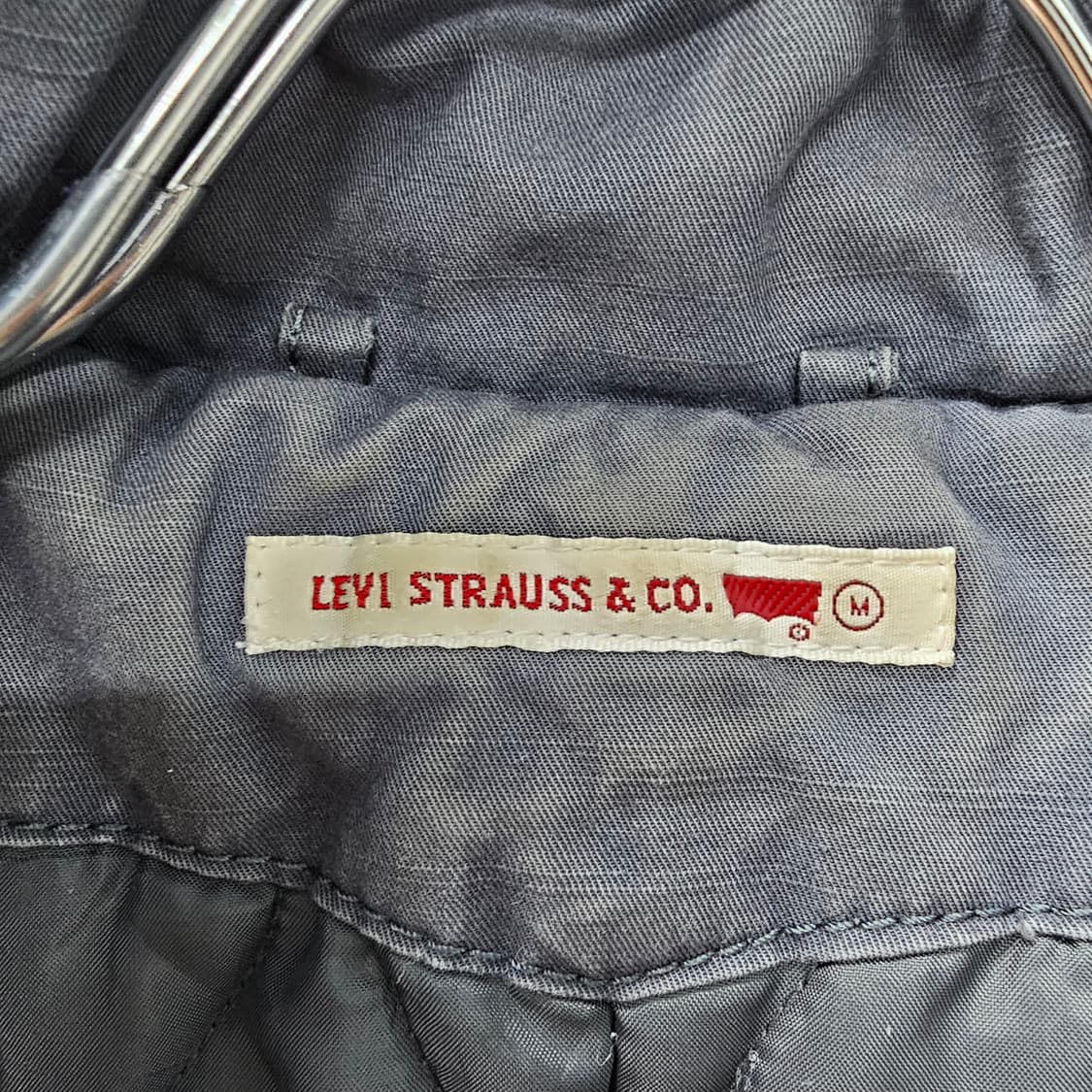 Levi's 워싱 다크그레이 퀼팅 피쉬테일 파카 밀리터리 자켓 상품이미지10