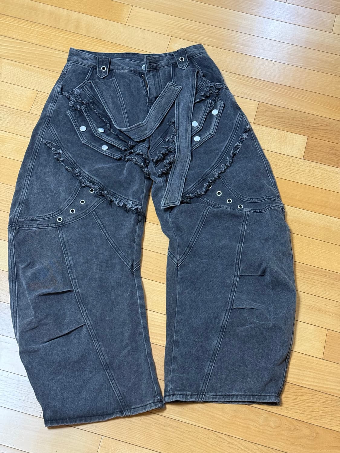 Person soul 스타일 배기 데님 상품이미지2