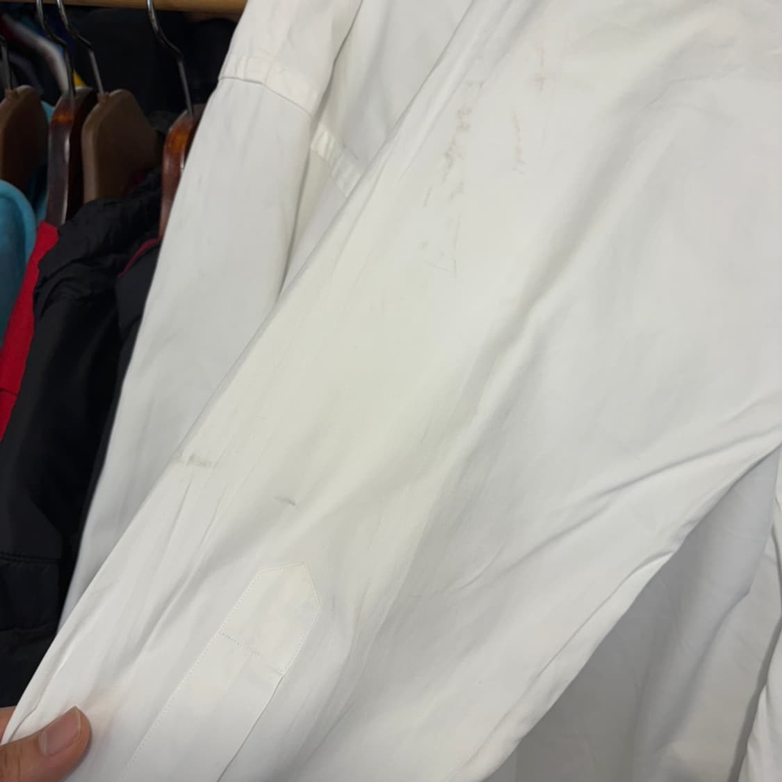 폴로 정품 화이트 멀티 포니 로고 포플린 셔츠 상품이미지8