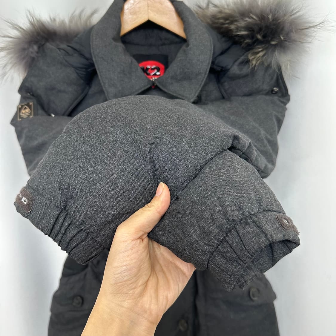  K2 여성 아웃도어 거위털 패딩 퀄최상 90 상품이미지5