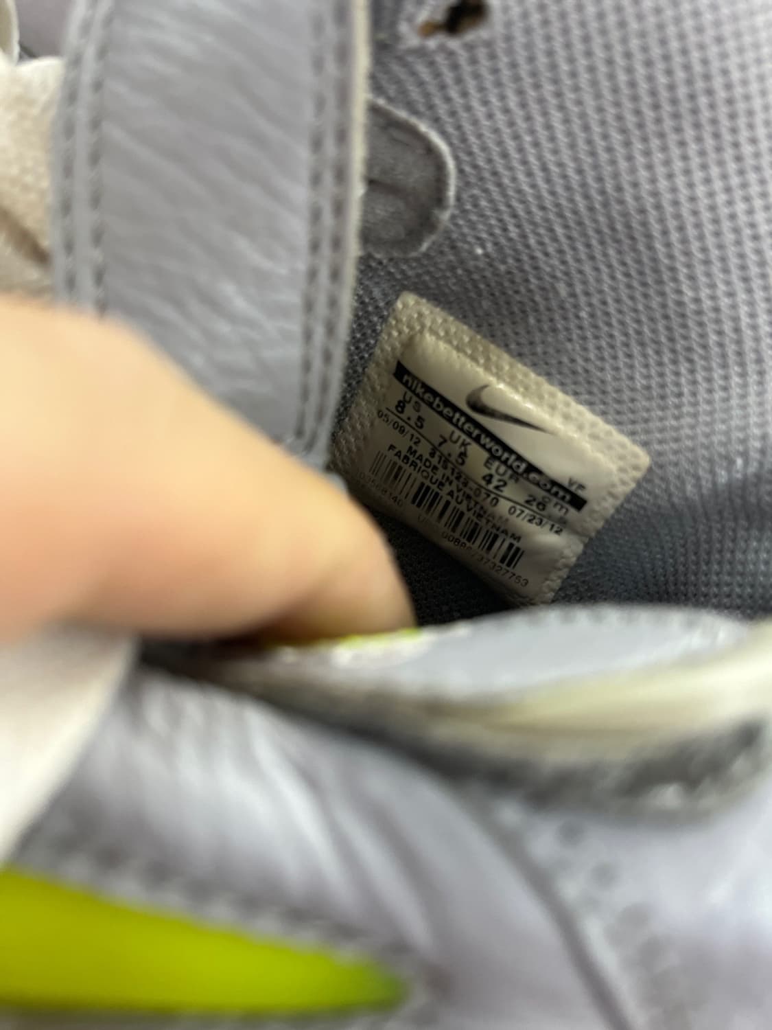 나이키 에어포스원 회형광 뽈록이 265 상품이미지7