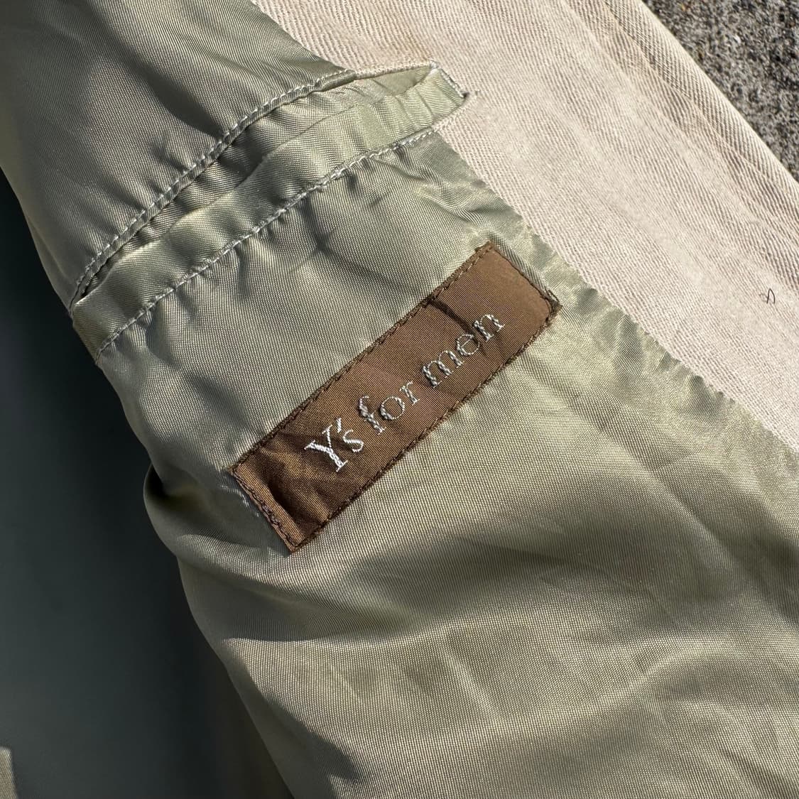 [L] Y's For men 코튼 트윌 집업 자켓 상품이미지9