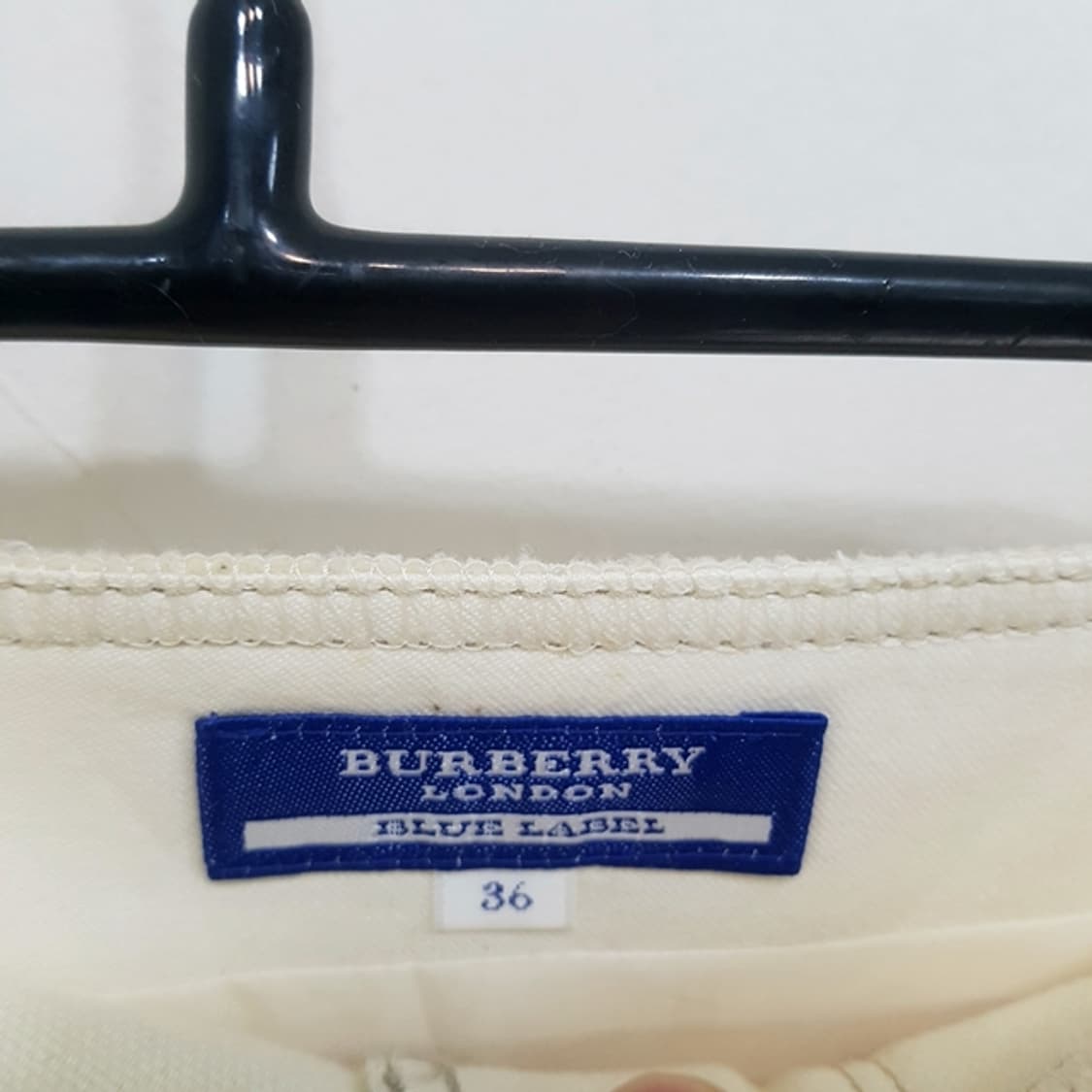 Burberry 버버리 블루라벨 울 스커트 아이보리 상품이미지5
