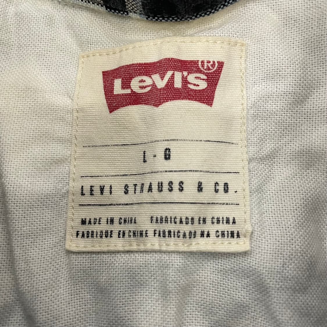 리바이스 체크 웨스턴 셔츠 상품이미지3