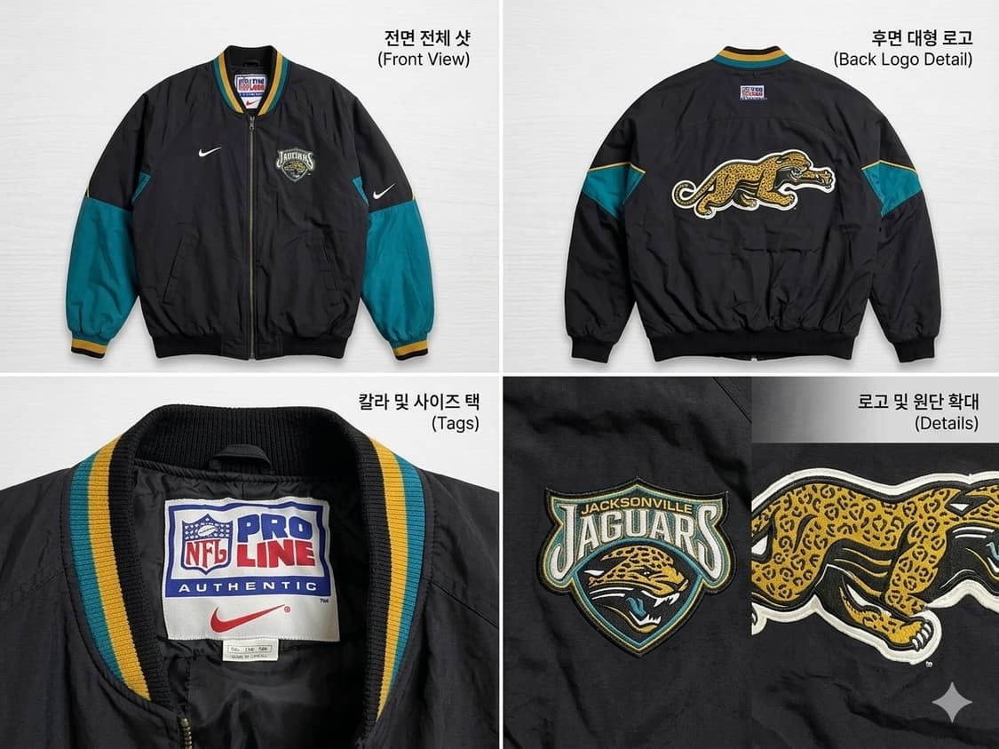 나이키 NFL 재규어스 바람막이 자켓 상품이미지1