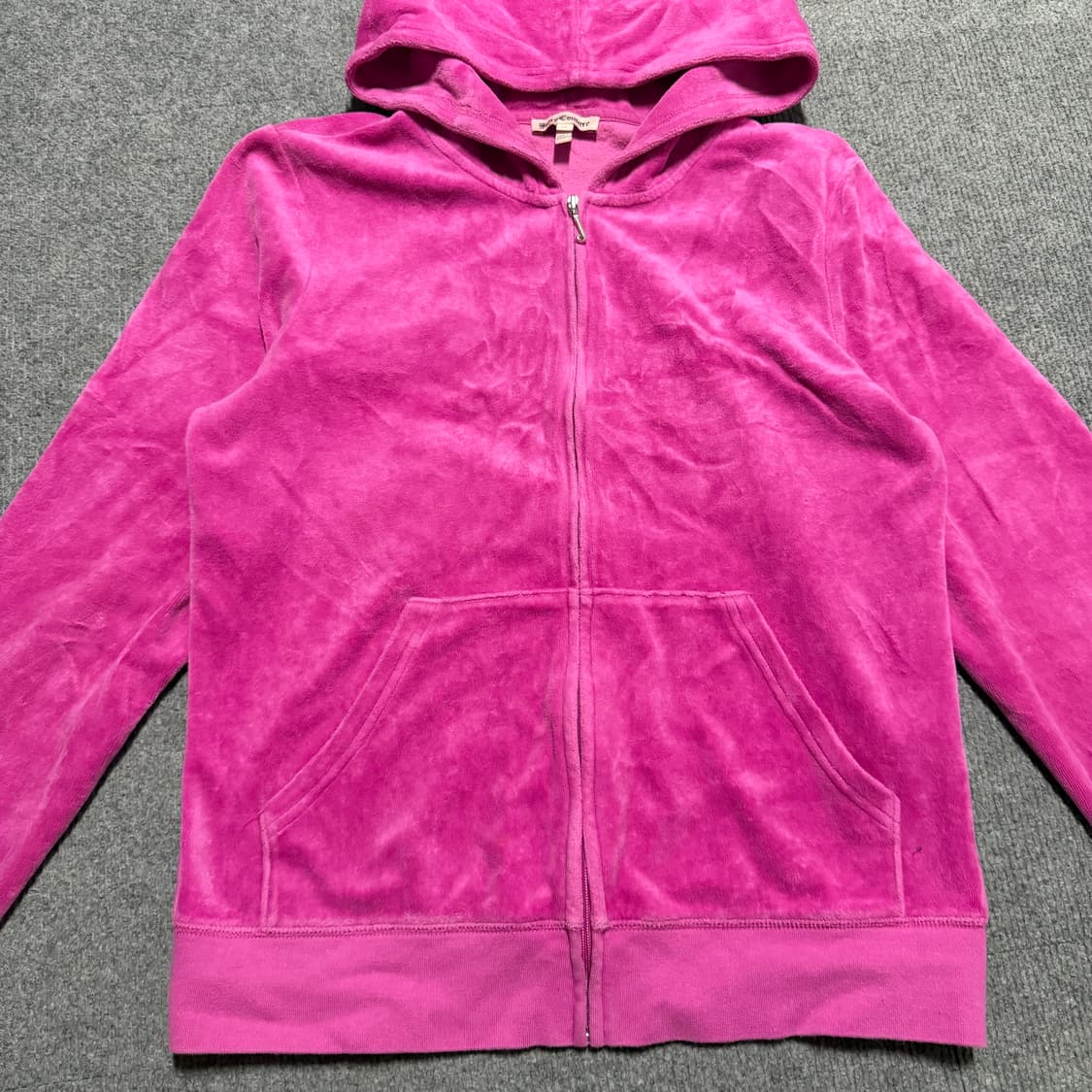 쥬시꾸뛰르 핫핑크 후드집업 XL 상품이미지3