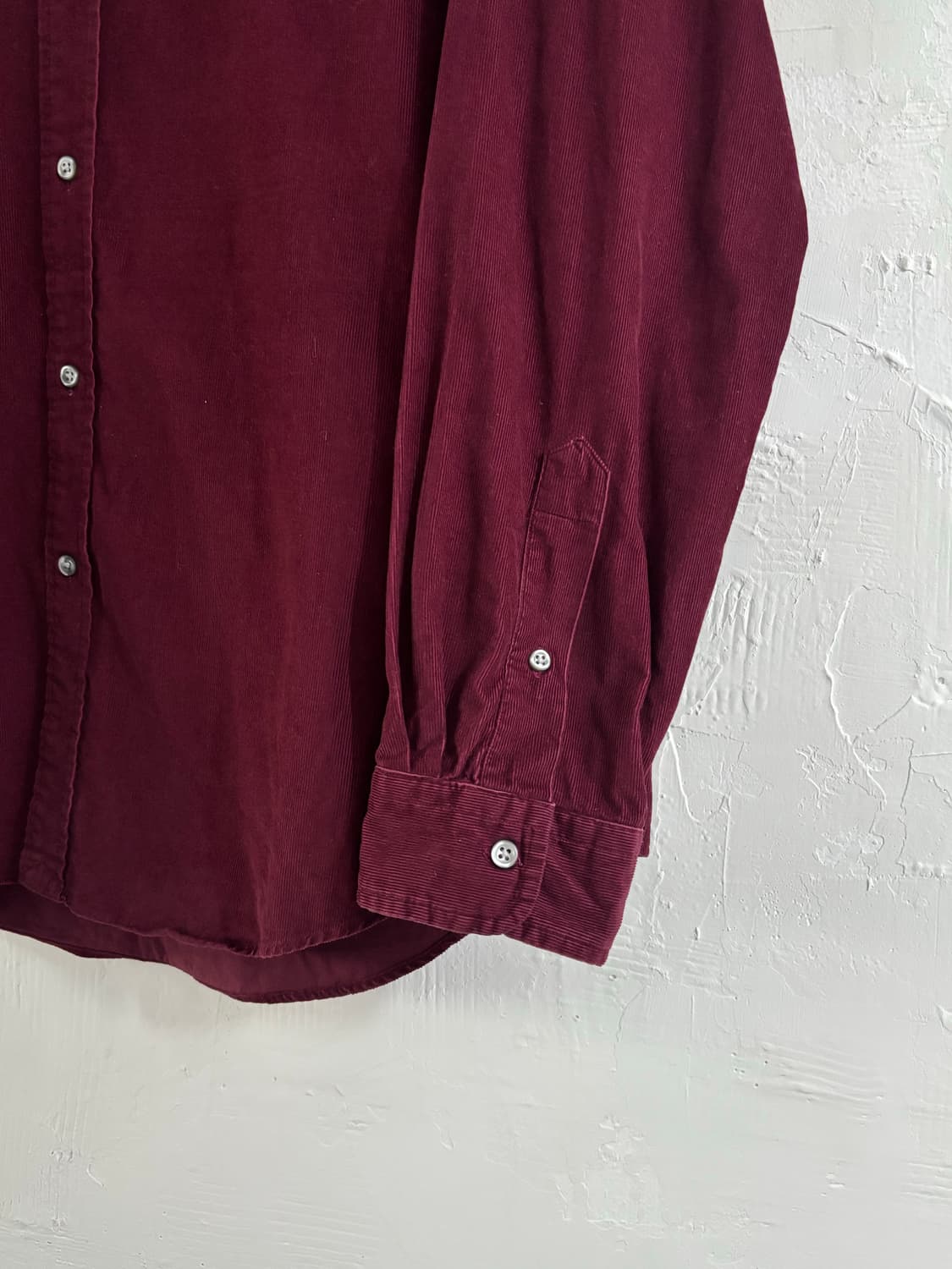 Polo 폴로 랄프로렌 신형 큐알 버건디 코듀로이 셔츠 상품이미지6