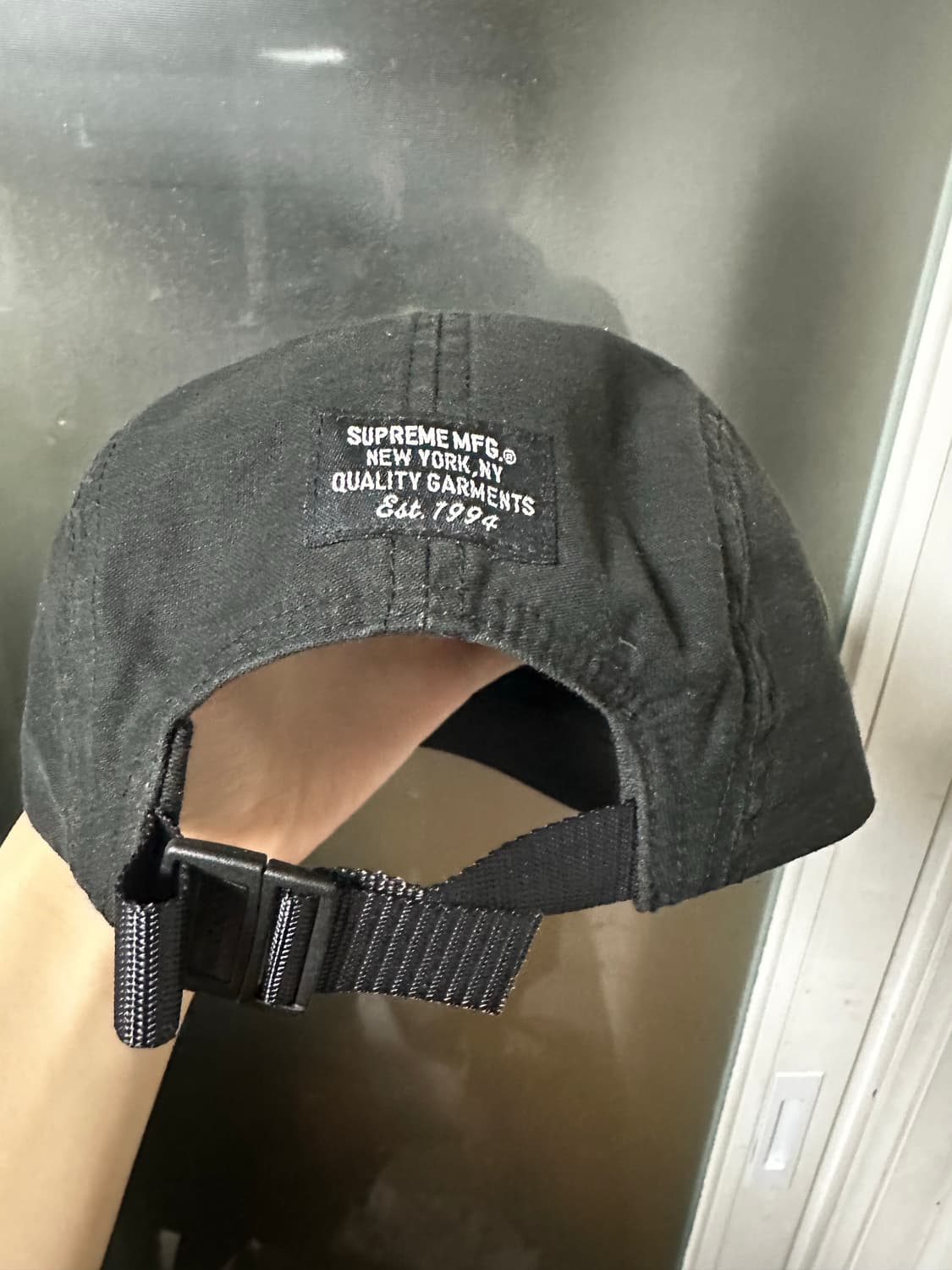 슈프림 23SS 밀리터리 캠프캡 블랙 상품이미지3