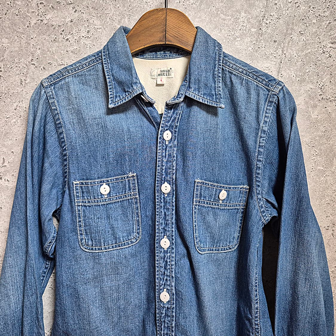 unus entil shirt 여성 데님 셔츠 상품이미지3