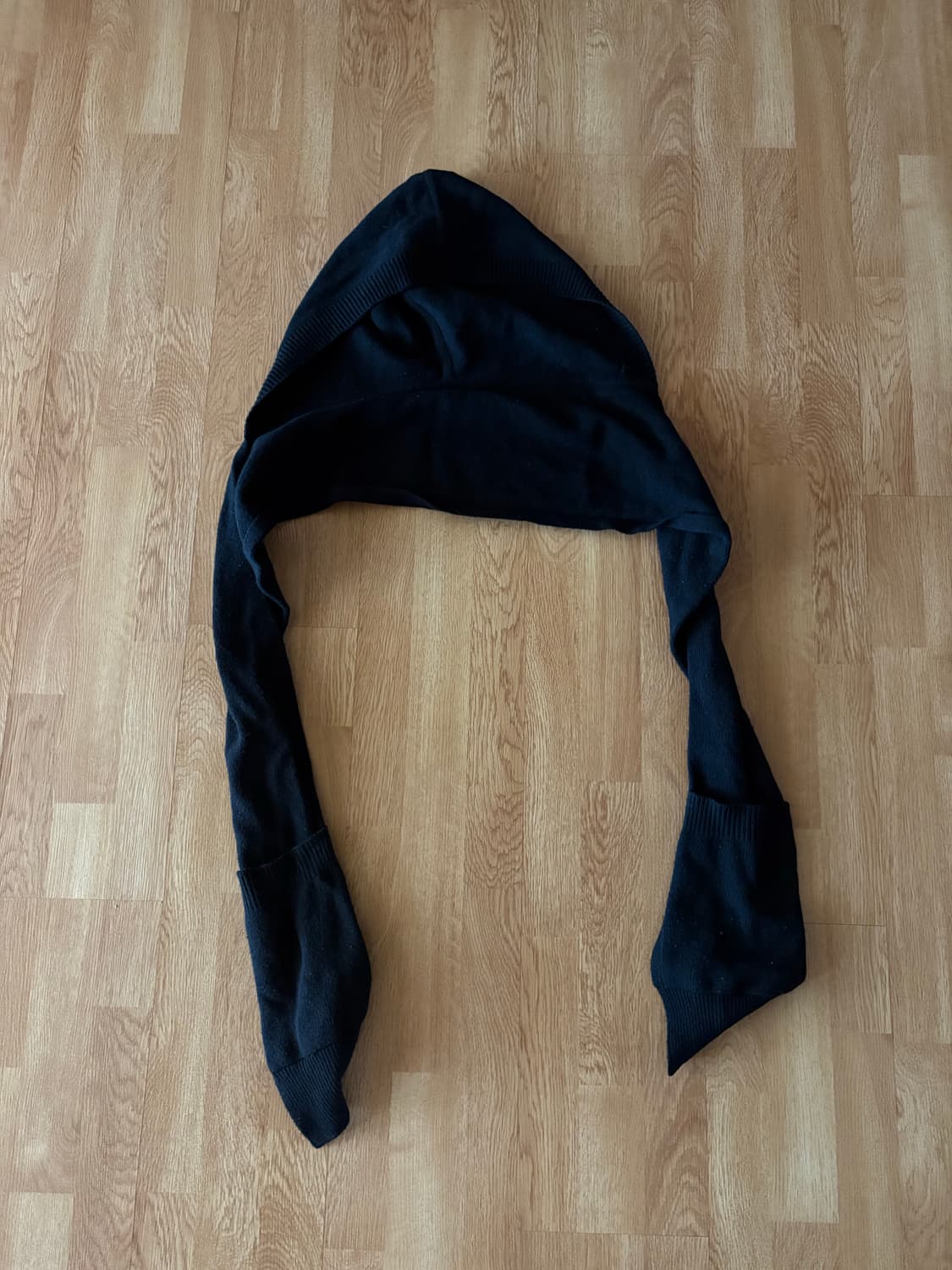 [OS] 빈티지 니트 후드 스카프 상품이미지4