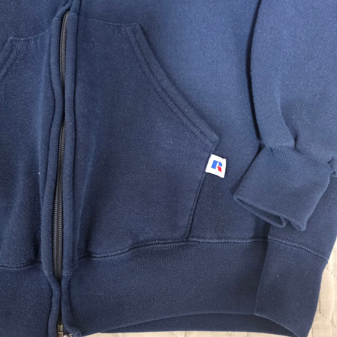 [L] 90s 러셀 애슬레틱 후드집업 네이비 like M ver.16 상품이미지2