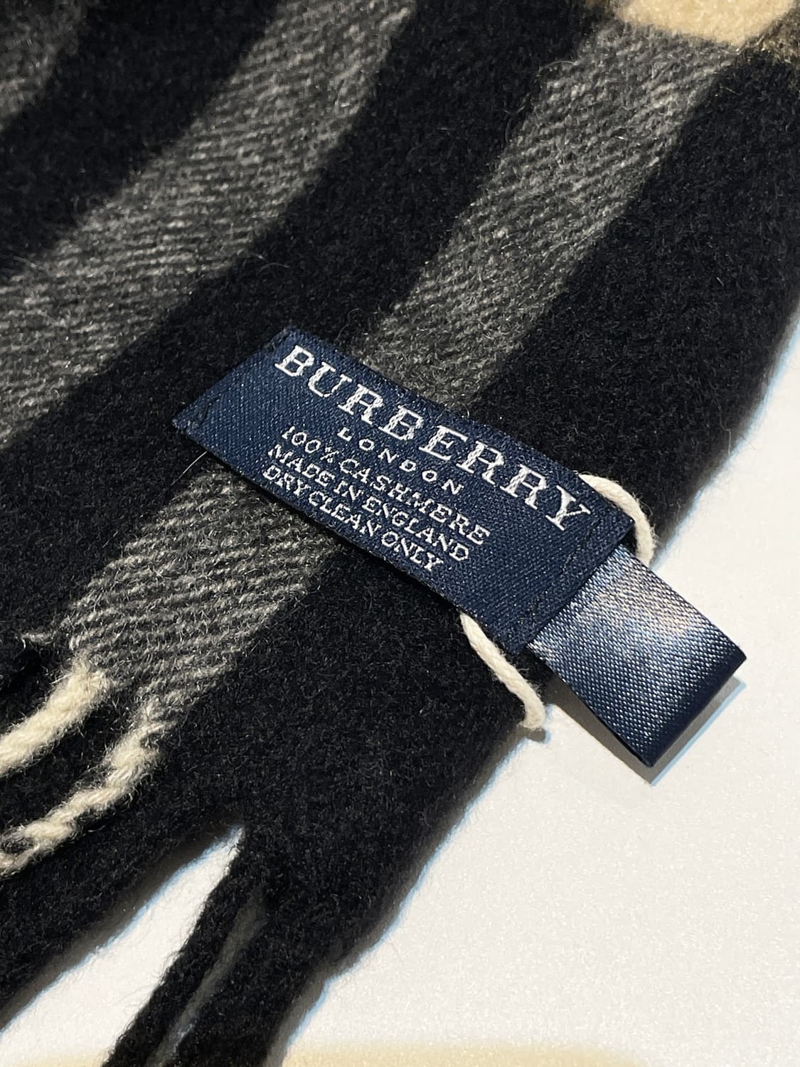 버버리 90s 캐시미어 노바체크 목도리 A1536 상품이미지3