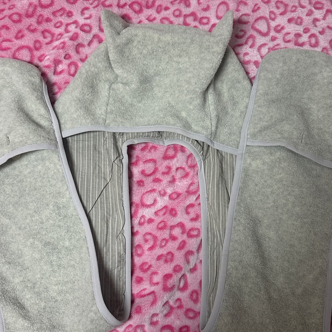 샵페어리 플리스 이어 후드 머플러 상품이미지4