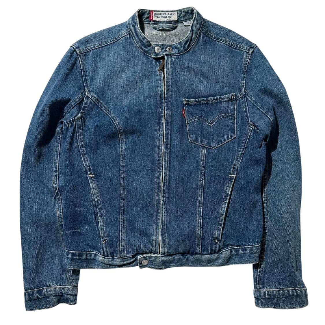 리바이스 Y2K 엔지니어드진 데님 바이커 자켓 상품이미지1