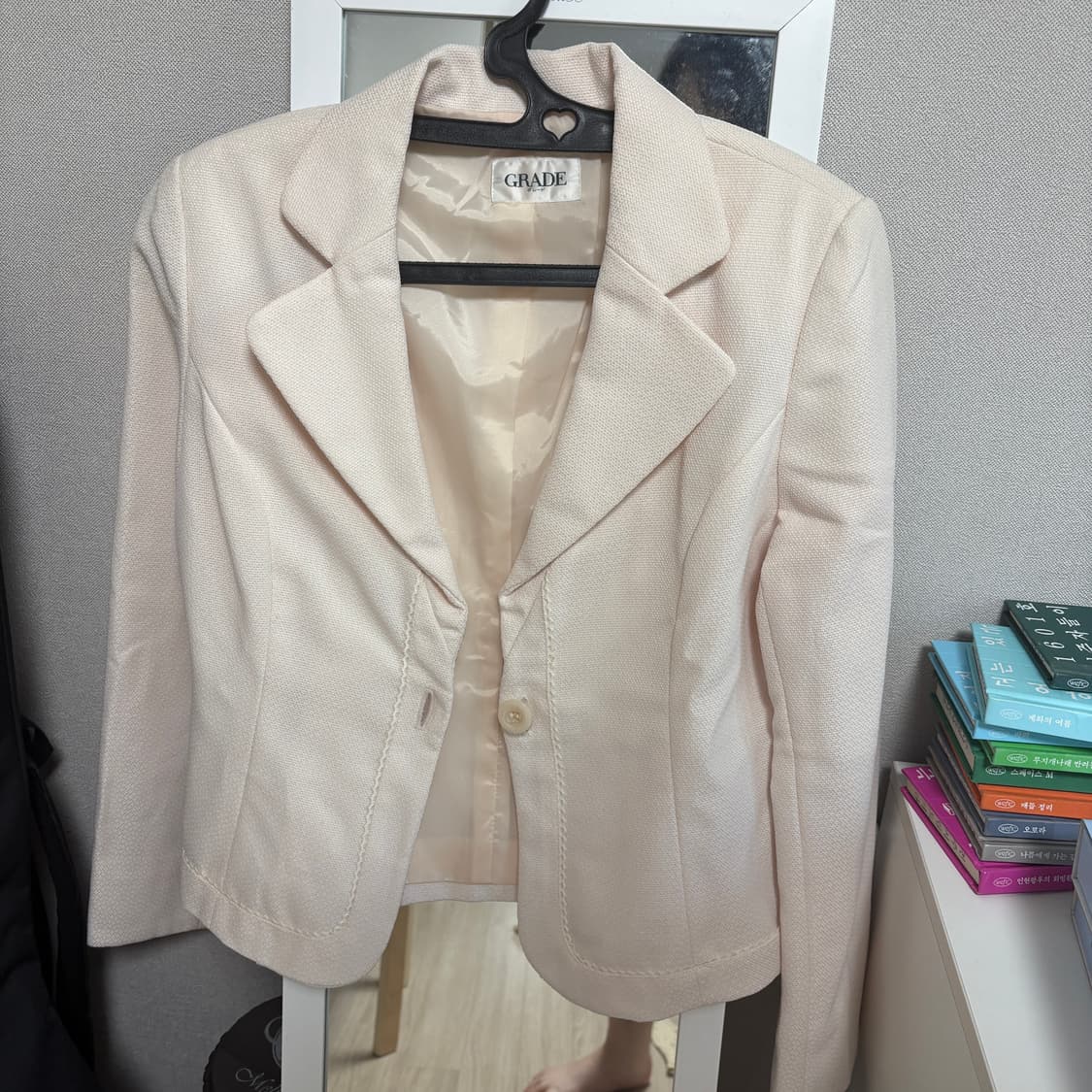 일본 빈티지 핑크 모리걸 자켓 상품이미지1