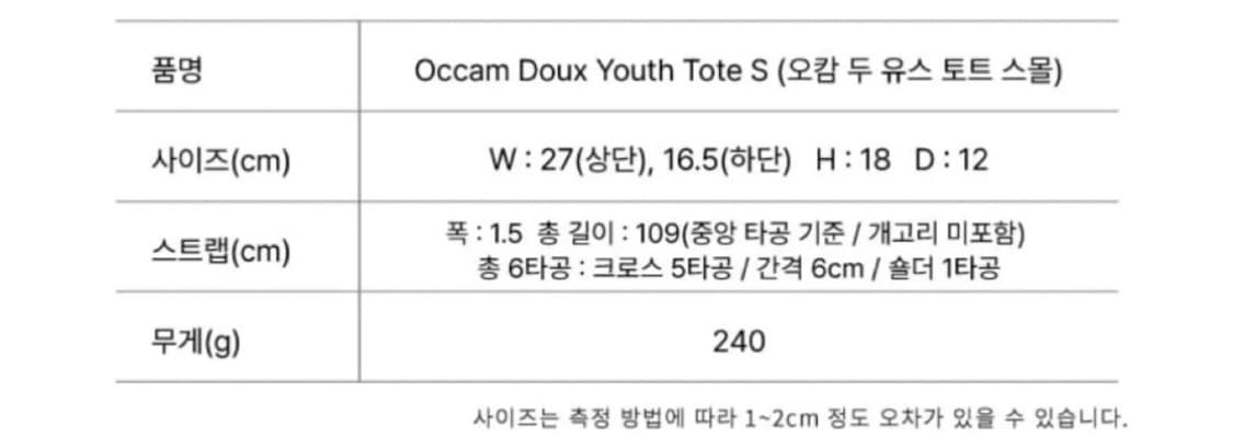 분크 크로스백 토트백 숄더백 상품이미지3