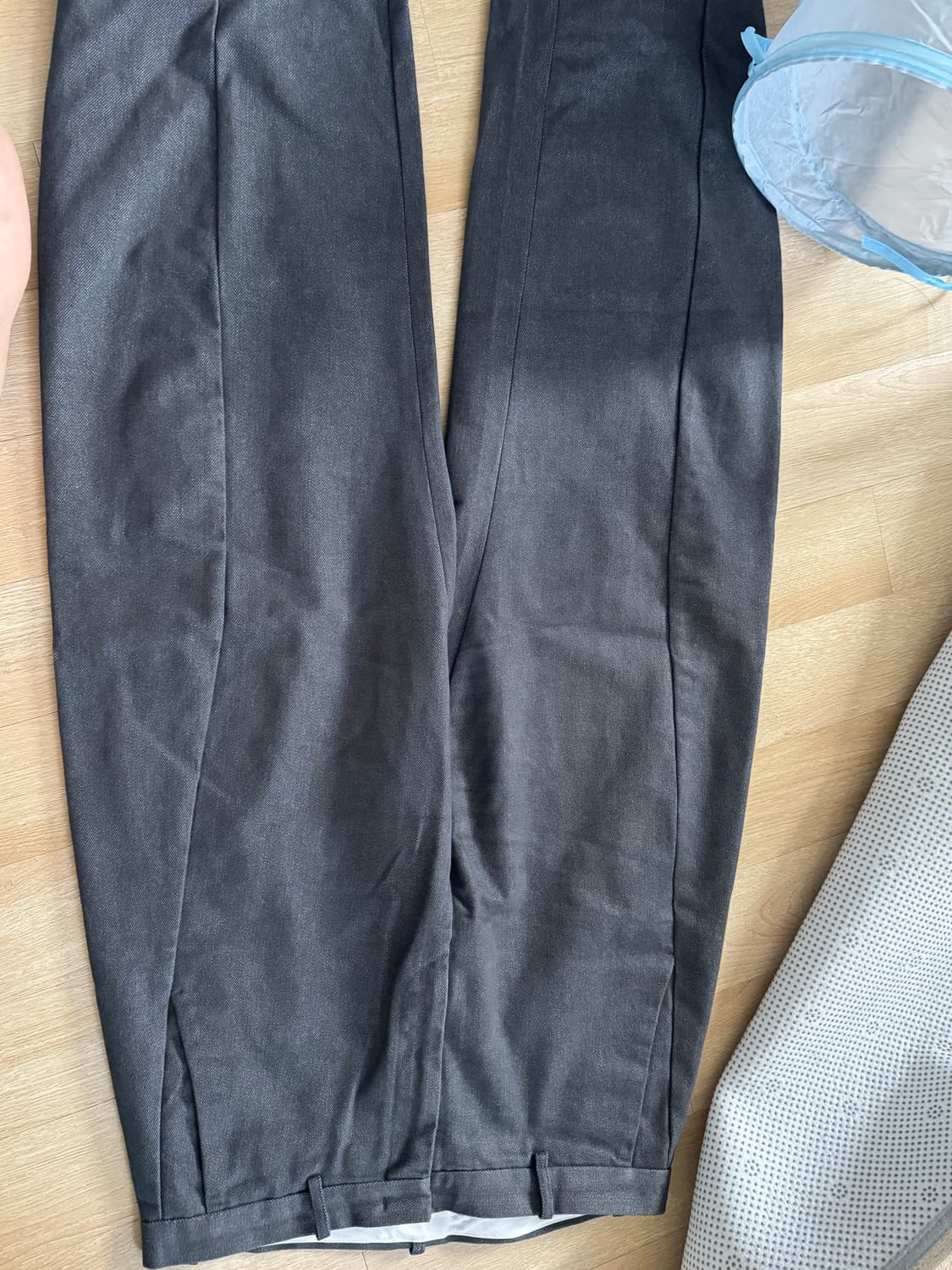 인템포무드 커브드 와이드 데님 팬츠 XL 상품이미지2