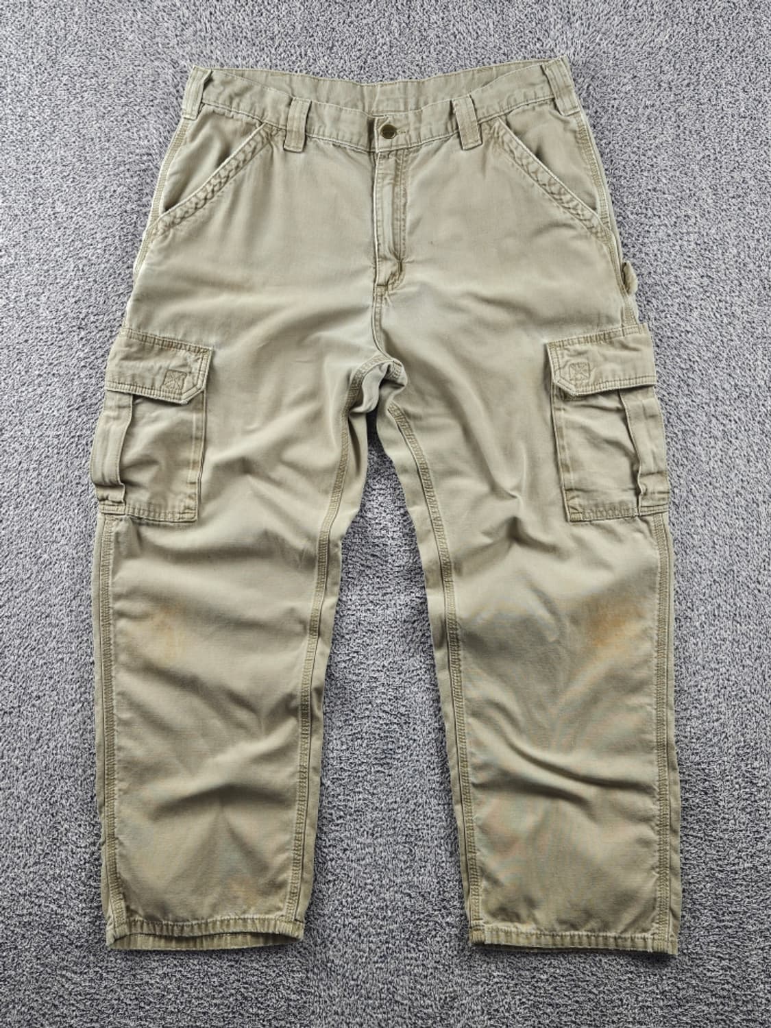 칼하트 코튼 캔버스 카고 포켓 워크 팬츠 (36X30추정) / 10903 상품이미지1
