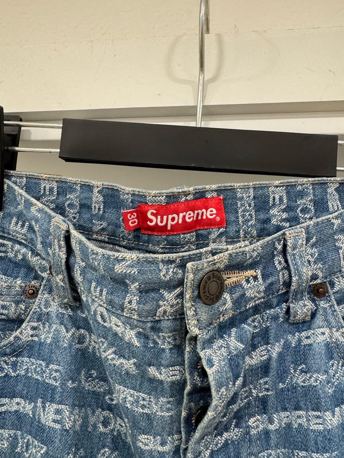 슈프림 뉴욕 프린트 데님 (30사이즈) 상품이미지3