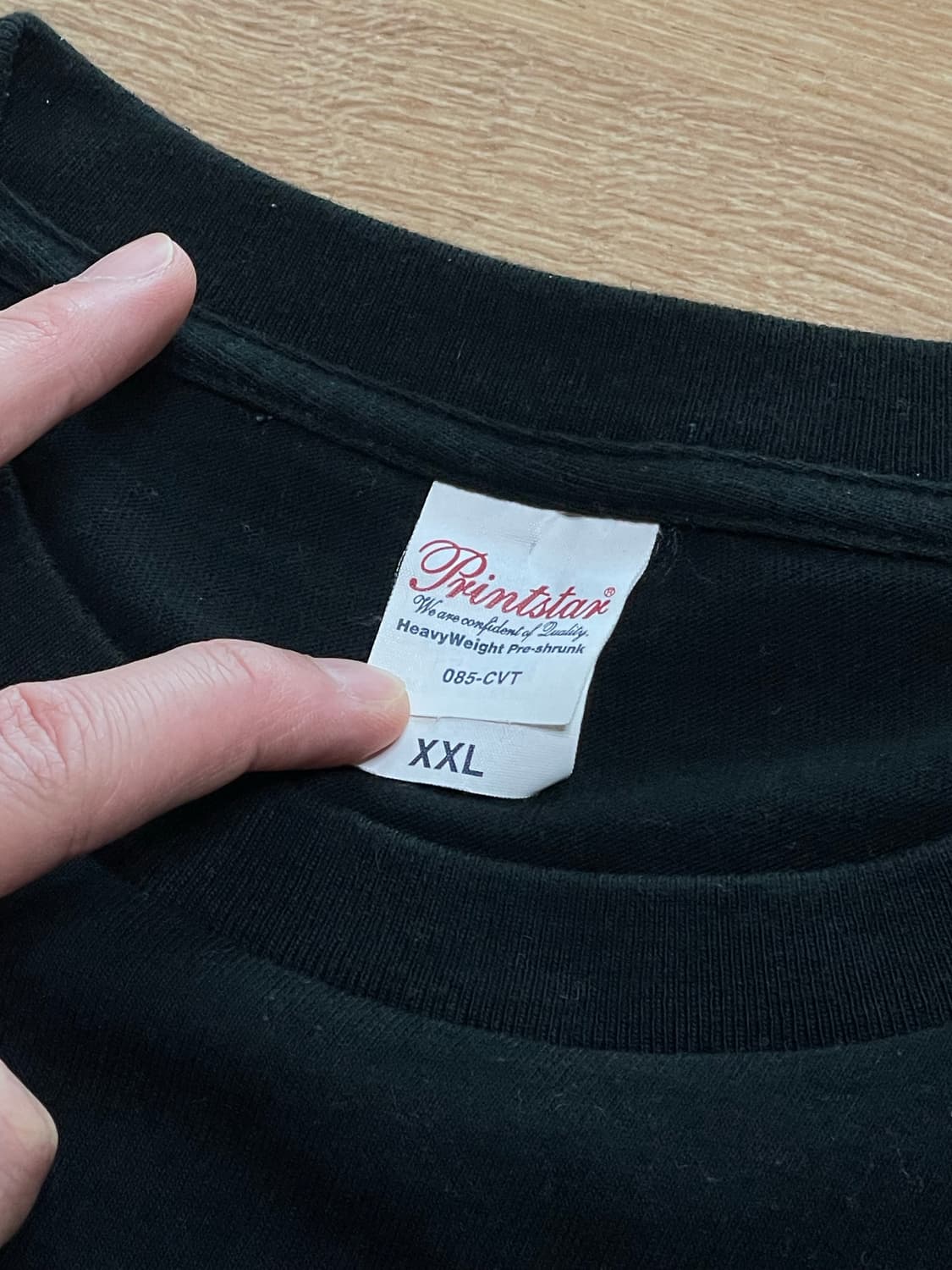 프린트스타 티셔츠 블랙 상품이미지2