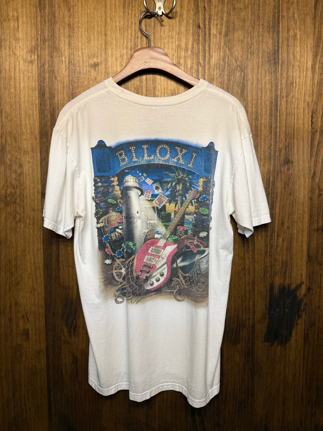 Hard-Rock Cafe printed T-shirt 상품이미지2