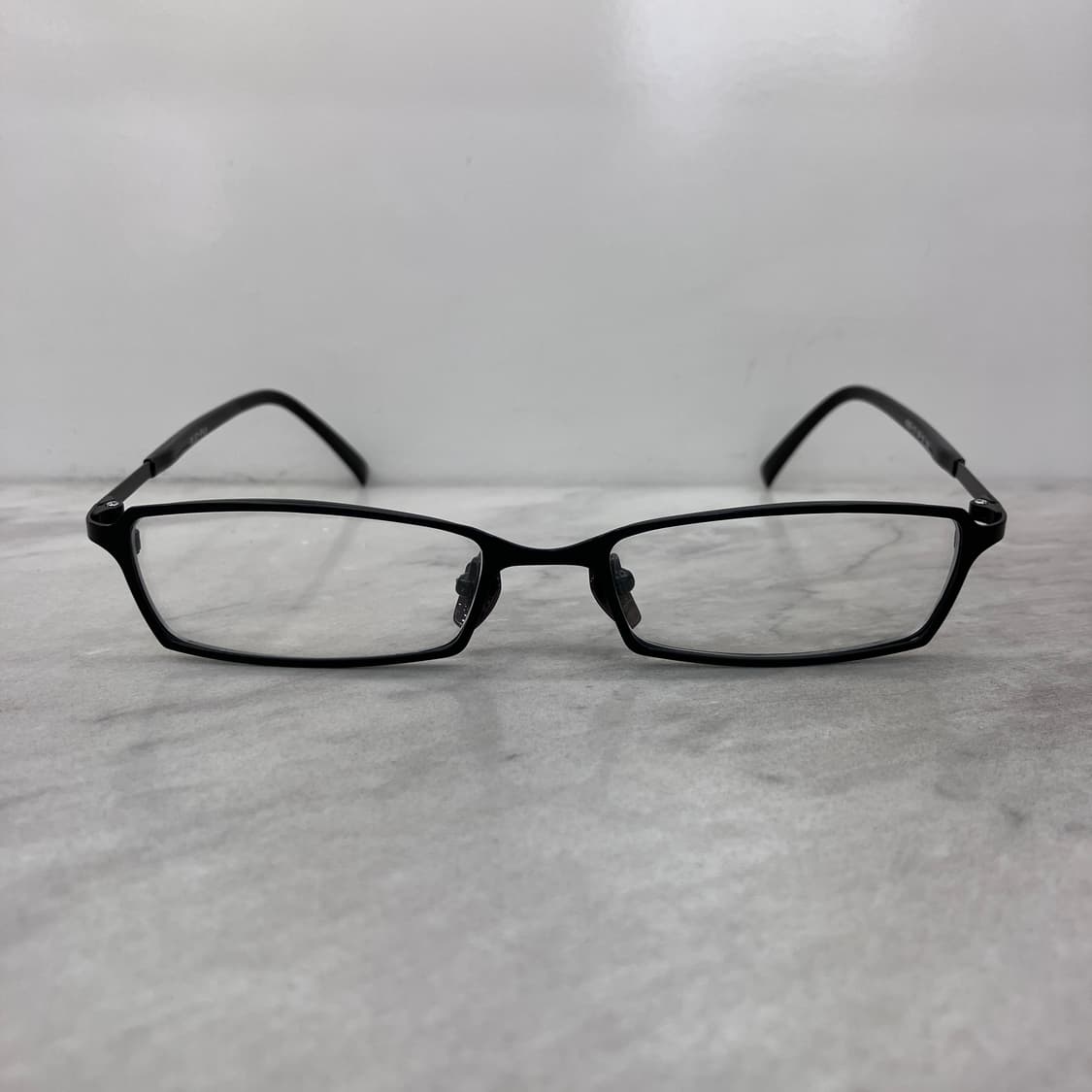C71 리조 RIJO PLUS 블랙 슬림 스퀘어 메탈테 안경 상품이미지6